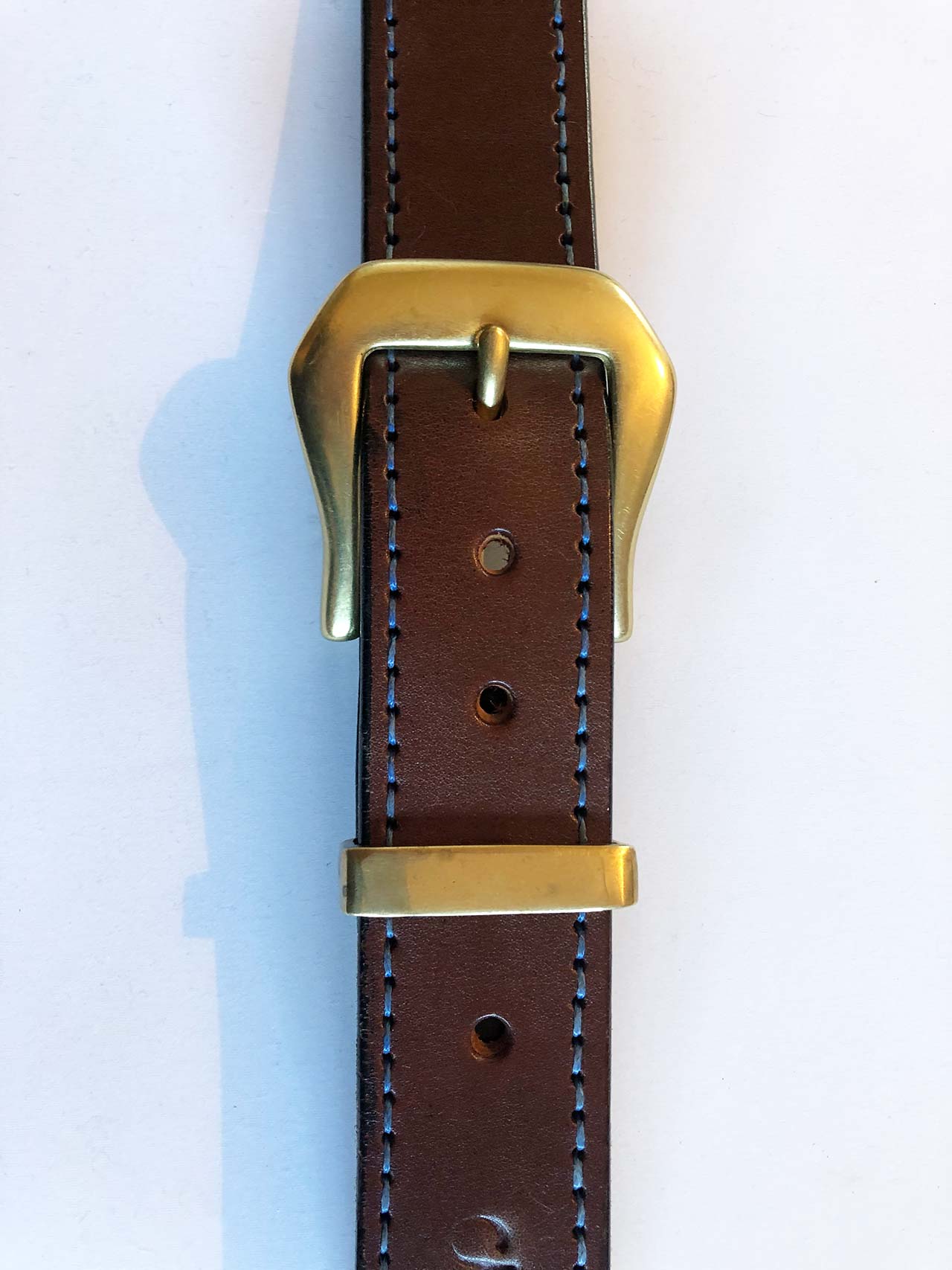Brown Belt, Hand-Stitched 32
